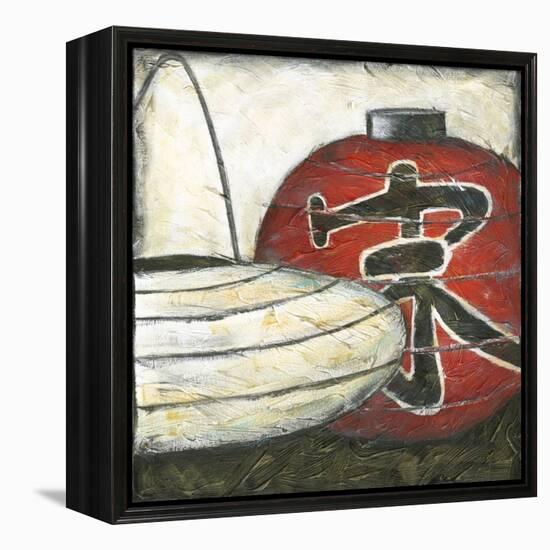 New Year Lanterns IV-Chariklia Zarris-Framed Stretched Canvas