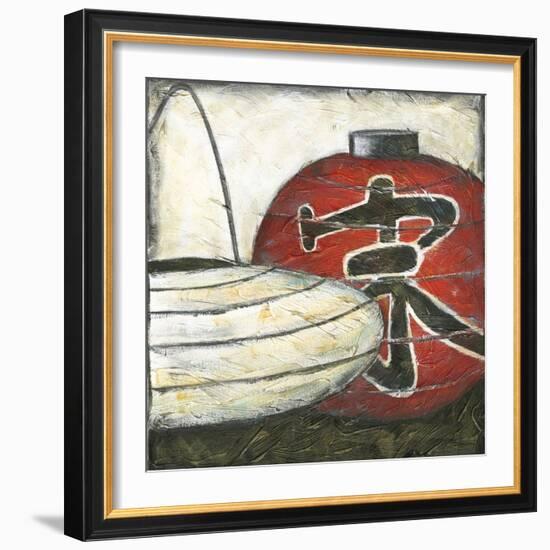 New Year Lanterns IV-Chariklia Zarris-Framed Art Print