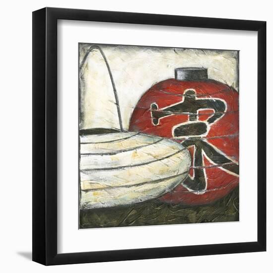 New Year Lanterns IV-Chariklia Zarris-Framed Art Print