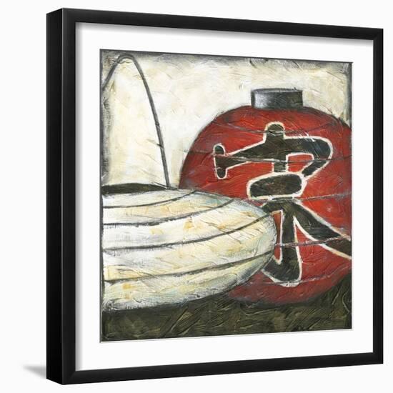 New Year Lanterns IV-Chariklia Zarris-Framed Premium Giclee Print