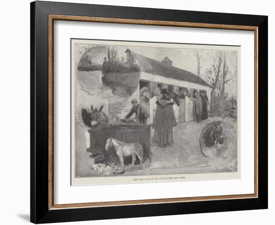 New Year's Day at the Home of Rest for Horses-Henry Charles Seppings Wright-Framed Giclee Print