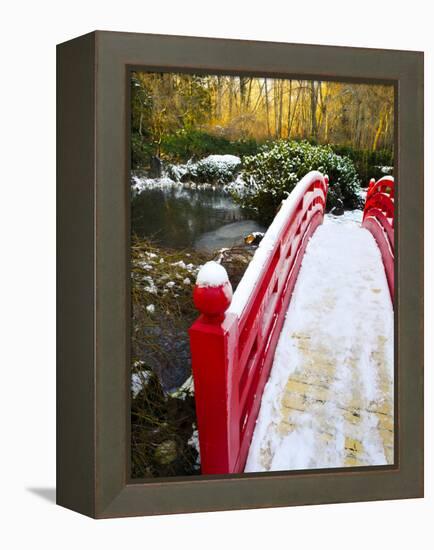 New Year's Day in Asian Garden, Mill Creek, Snohomish County, Washington, Usa-Richard Duval-Framed Premier Image Canvas