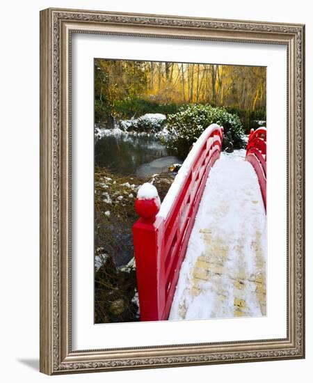 New Year's Day in Asian Garden, Mill Creek, Snohomish County, Washington, Usa-Richard Duval-Framed Photographic Print