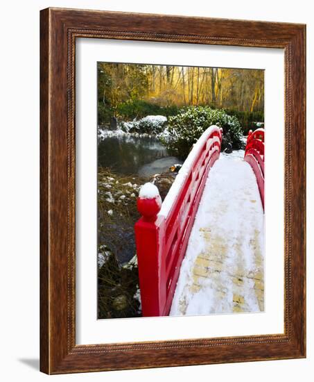 New Year's Day in Asian Garden, Mill Creek, Snohomish County, Washington, Usa-Richard Duval-Framed Photographic Print