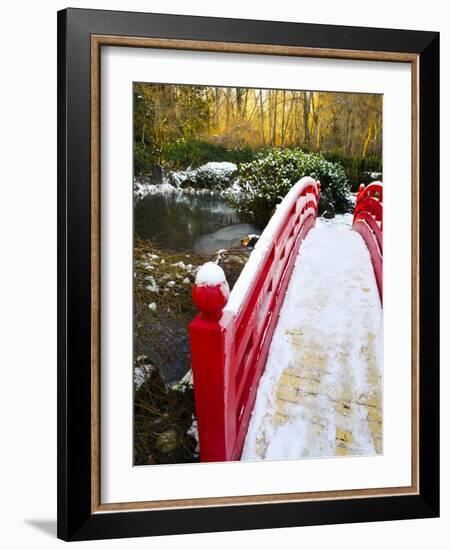 New Year's Day in Asian Garden, Mill Creek, Snohomish County, Washington, Usa-Richard Duval-Framed Photographic Print