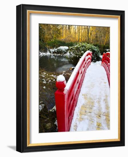 New Year's Day in Asian Garden, Mill Creek, Snohomish County, Washington, Usa-Richard Duval-Framed Photographic Print