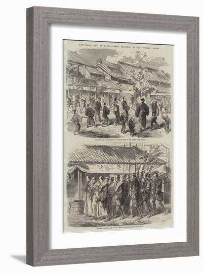 New-Year's Day in Japan-null-Framed Giclee Print