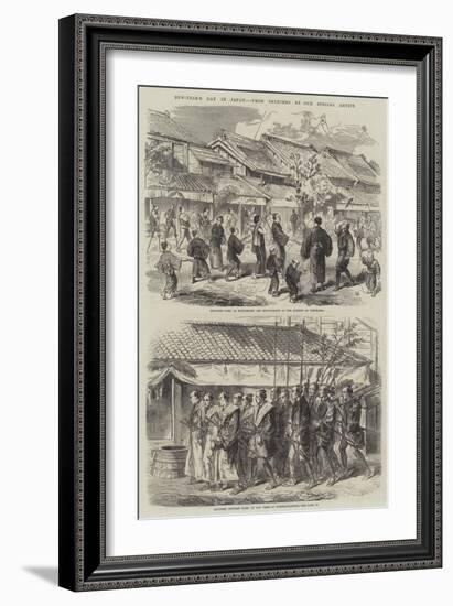 New-Year's Day in Japan-null-Framed Giclee Print