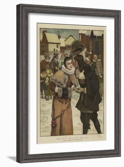 New Year's Day in Old New York-George Henry Boughton-Framed Giclee Print