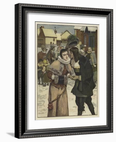 New Year's Day in Old New York-George Henry Boughton-Framed Giclee Print