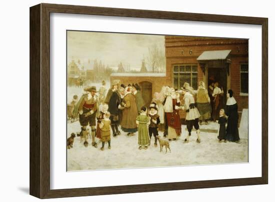 New Year's Day, New Amsterdam, 1876-George Henry Boughton-Framed Giclee Print