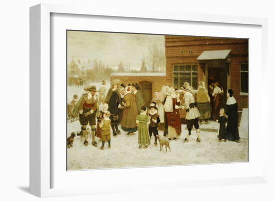 New Year's Day, New Amsterdam, 1876-George Henry Boughton-Framed Giclee Print