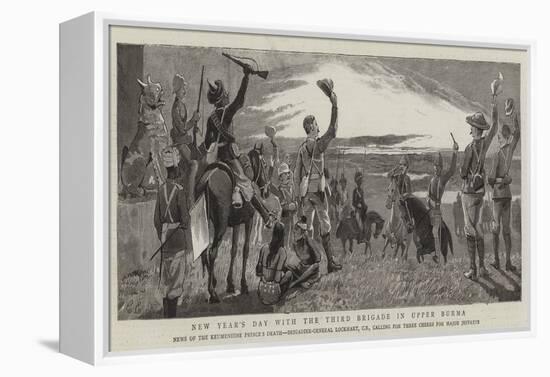 New Year's Day with the Third Brigade in Upper Burma-Charles Edwin Fripp-Framed Premier Image Canvas