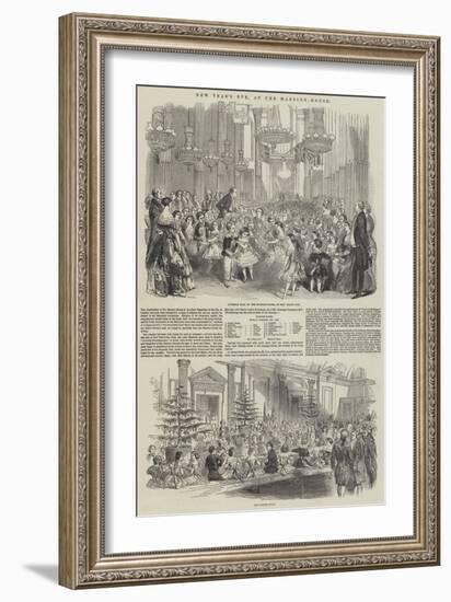 New Year's Eve, at the Mansion-House-null-Framed Giclee Print