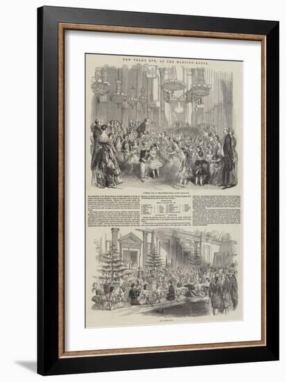 New Year's Eve, at the Mansion-House-null-Framed Giclee Print