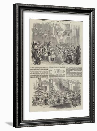 New Year's Eve, at the Mansion-House-null-Framed Giclee Print