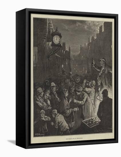 New-Year's Eve in Edinburgh-William Bazett Murray-Framed Premier Image Canvas