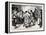 New Year's Eve in Ireland, 1870-null-Framed Premier Image Canvas