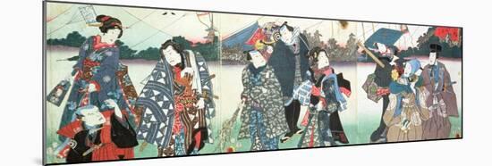 New Year's Festival-Utagawa Kunisada-Mounted Giclee Print