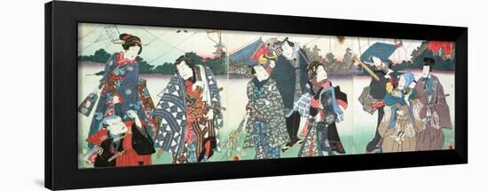 New Year's Festival-Utagawa Kunisada-Framed Giclee Print