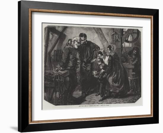 New Year's Gifts in a Working Man's Family-null-Framed Giclee Print