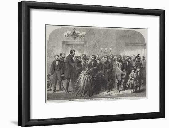 New-Year's Reception at the White House, Washington-null-Framed Giclee Print