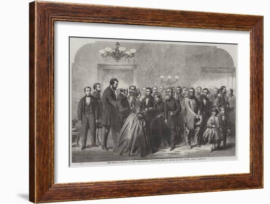 New-Year's Reception at the White House, Washington-null-Framed Giclee Print