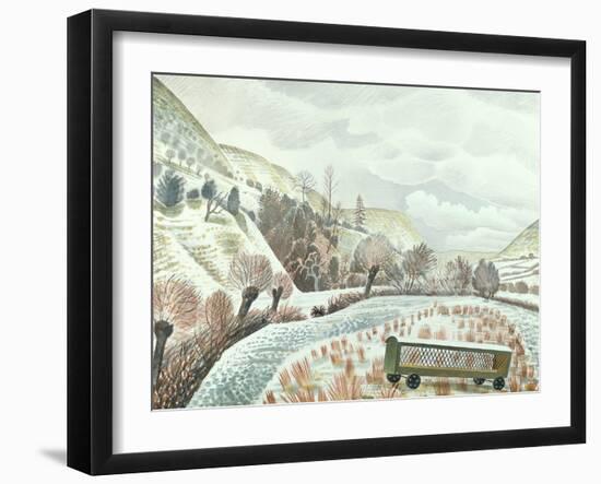 New Year Snow, 1935-Eric Ravilious-Framed Giclee Print