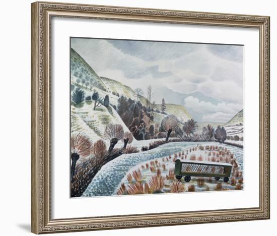 New Year Snow, 1938-Eric Ravilious-Framed Premium Giclee Print