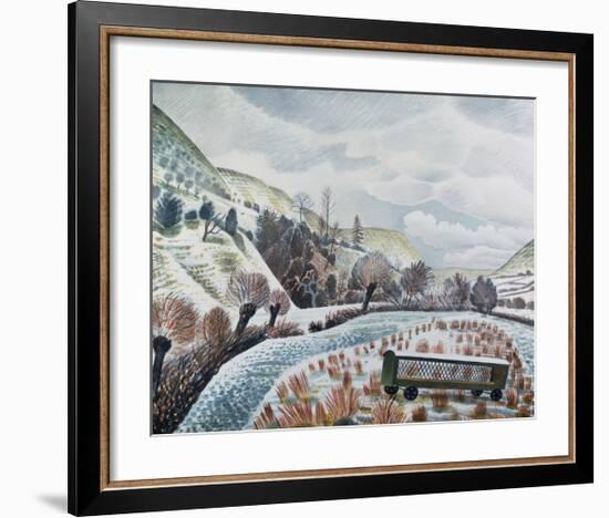 New Year Snow, 1938-Eric Ravilious-Framed Premium Giclee Print