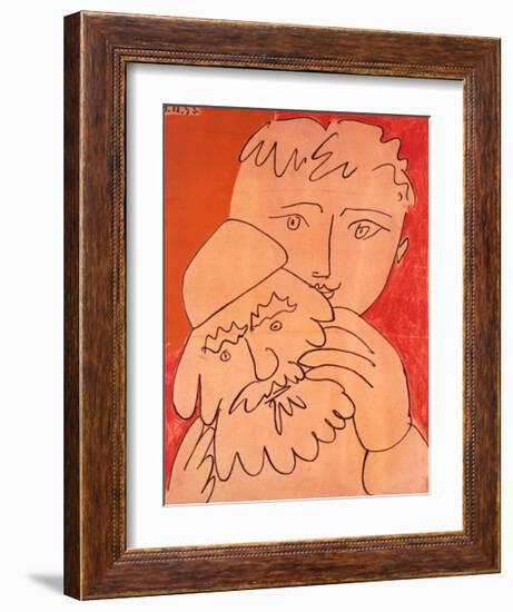 New Year-Pablo Picasso-Framed Art Print