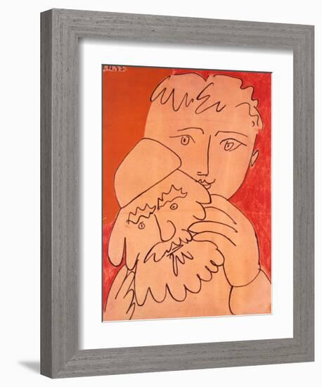 New Year-Pablo Picasso-Framed Art Print