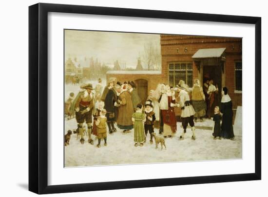 New Years Day, New Amsterdam-George Henry Boughton-Framed Giclee Print