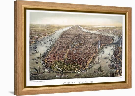 New York, 1873-null-Framed Premier Image Canvas