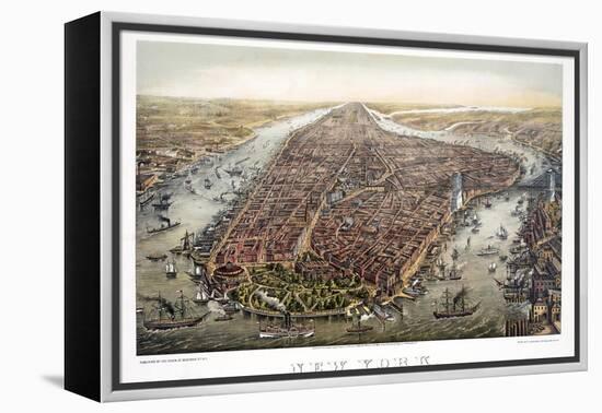 New York, 1873-null-Framed Premier Image Canvas