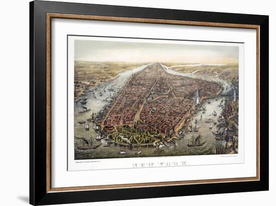 New York, 1873-null-Framed Giclee Print