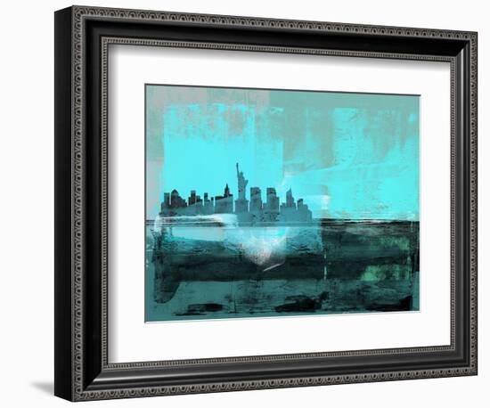 New York Abstract Skyline I-Eline Isaksen-Framed Art Print