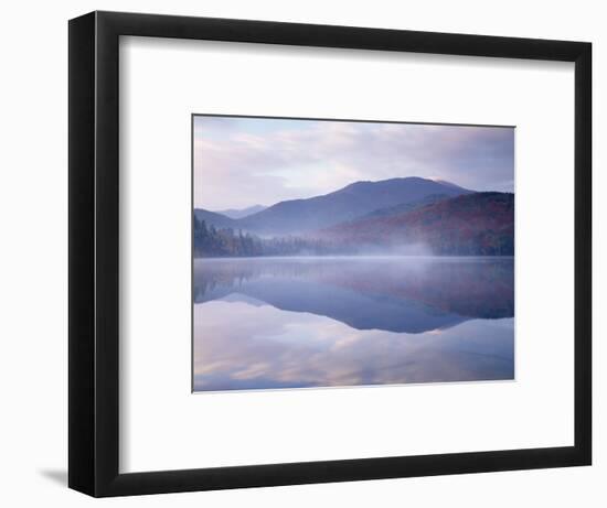 New York, Adirondack Mts, Algonquin Peak and Fall by Heart Lake-Christopher Talbot Frank-Framed Photographic Print