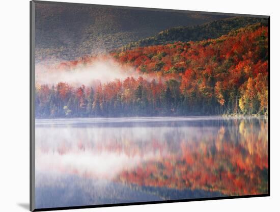 New York, Adirondack Mts, Fall and Fog Reflecting in Heart Lake-Christopher Talbot Frank-Mounted Photographic Print