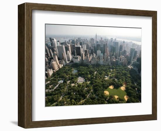 New York Aerial-Mark Lennihan-Framed Photographic Print