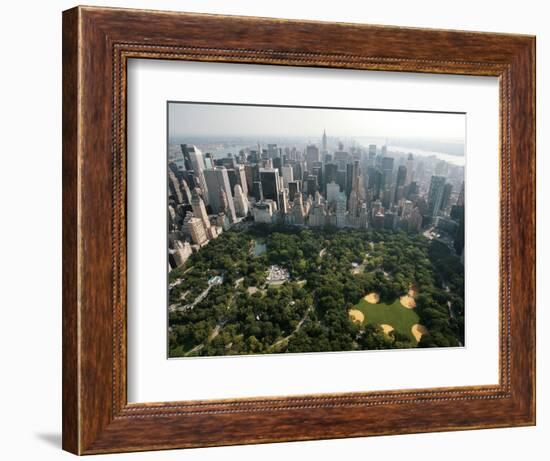 New York Aerial-Mark Lennihan-Framed Photographic Print