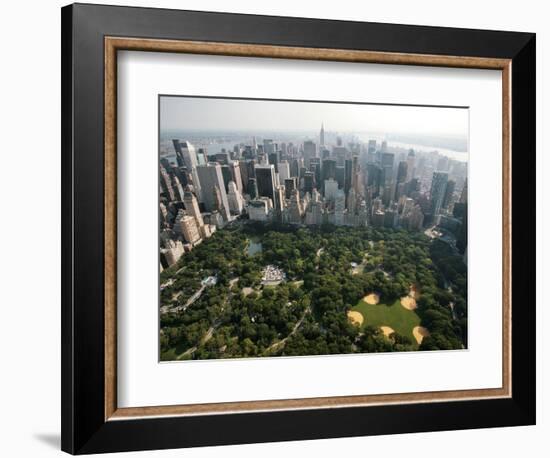 New York Aerial-Mark Lennihan-Framed Photographic Print