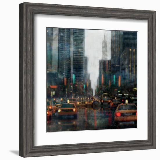 New York after Hours-Ken Roko-Framed Art Print