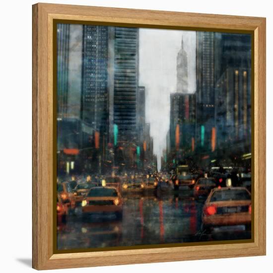 New York after Hours-Ken Roko-Framed Stretched Canvas