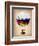 New York Air Balloon-NaxArt-Framed Premium Giclee Print