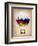 New York Air Balloon-NaxArt-Framed Premium Giclee Print