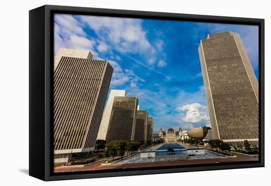 New York, Albany, New York State Capitol-null-Framed Premier Image Canvas