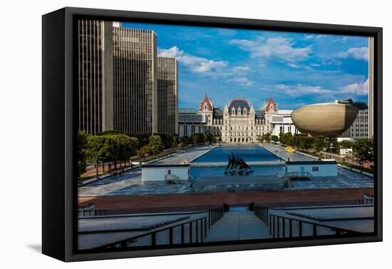 New York, Albany, New York State Capitol-null-Framed Premier Image Canvas