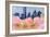 New York and Cherry Blossoms, 2016 (Painting)-Hiroyuki Izutsu-Framed Giclee Print