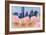 New York and Cherry Blossoms, 2016 (Painting)-Hiroyuki Izutsu-Framed Giclee Print